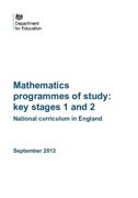 PRIMARY national curriculum   Mathematics 220714